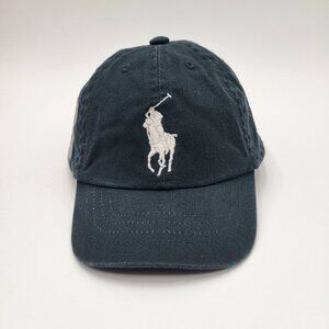 Ralph Lauren Polo Hat Cap Gray Silver Pony #3 Infant Size 3M-9M Preppy Cute